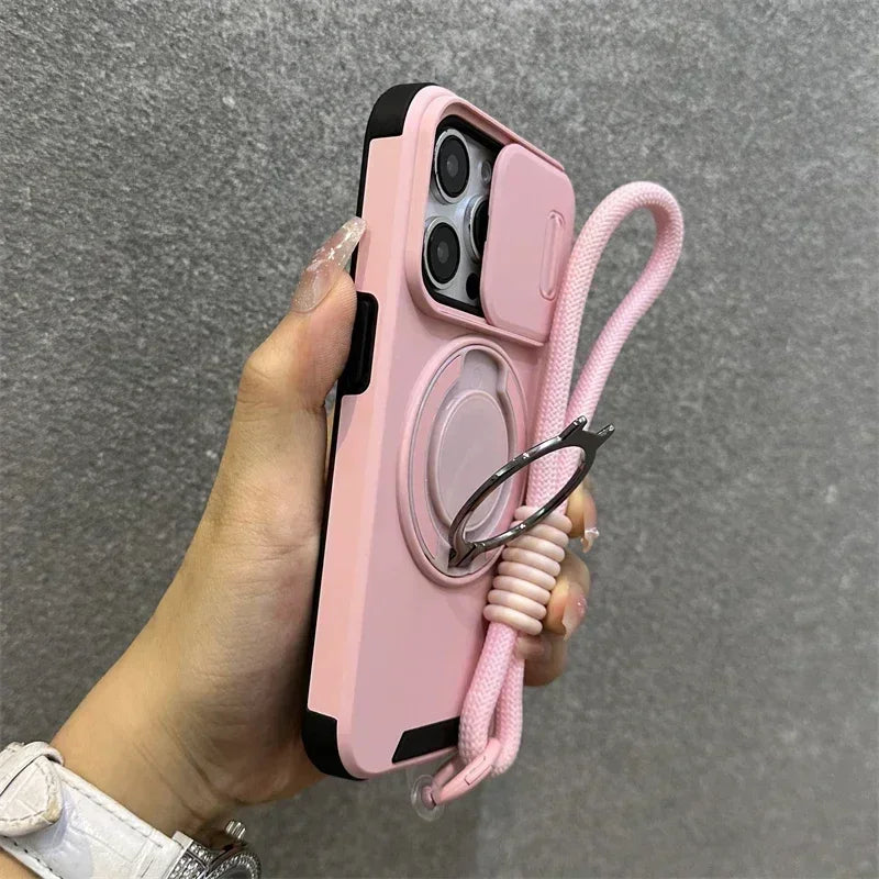 Armor Magnetic Bracket Case for iPhone - CloudEmpire Trends