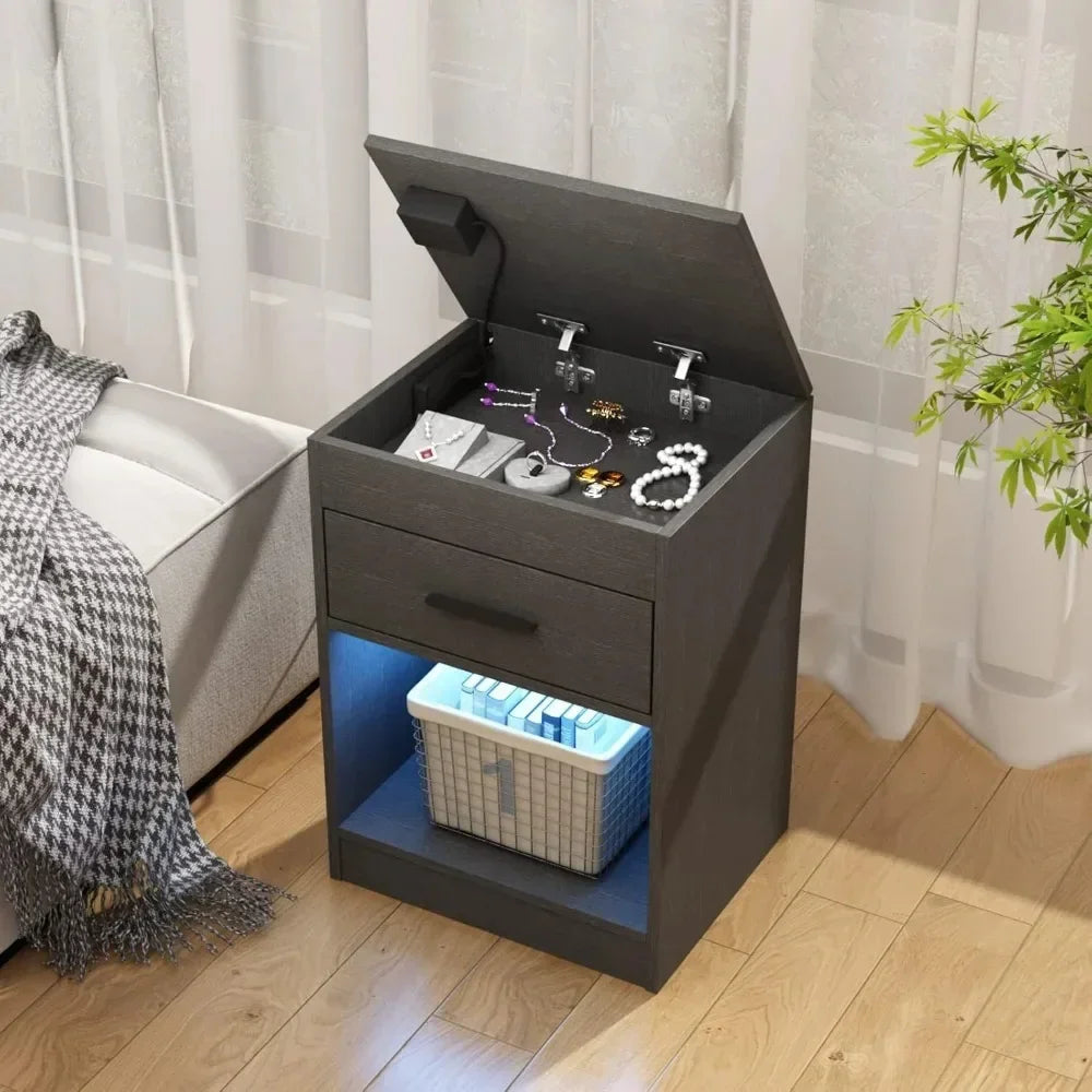 SmartVault RFID Nightstand - CloudEmpire Trends
