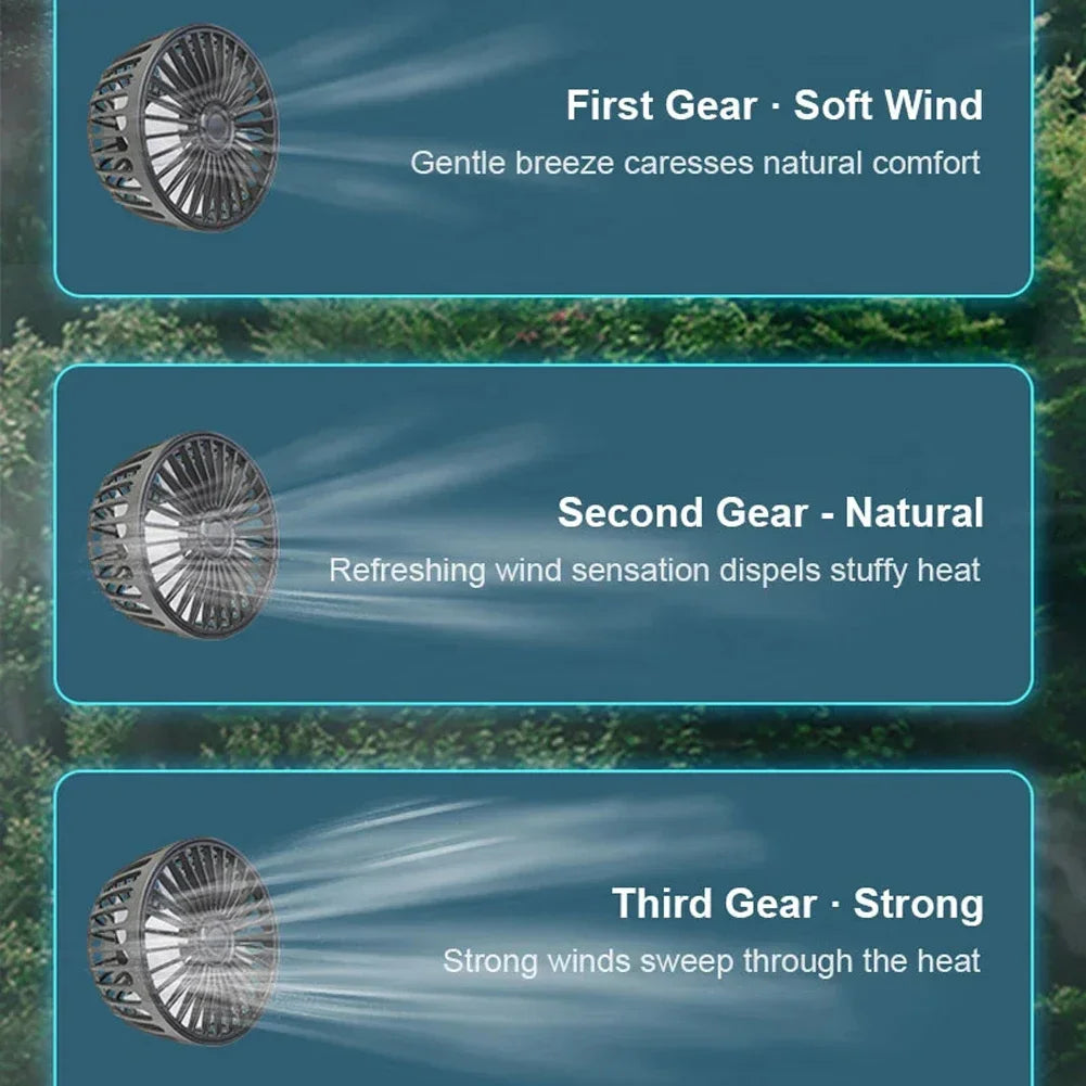 Dual-Head Fan for Car Seats - CloudEmpire Trends
