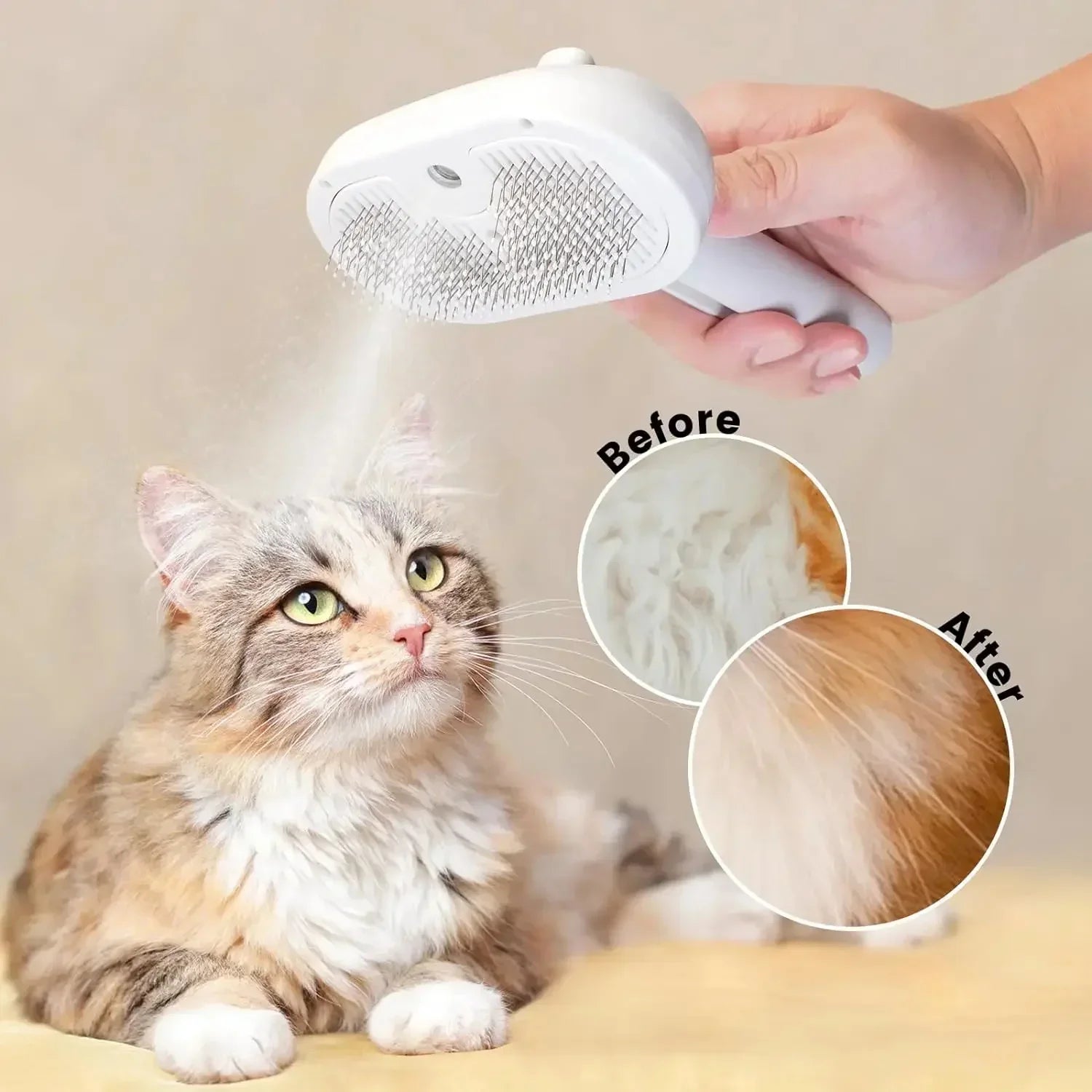 Pet Steam Grooming Comb - CloudEmpire Trends