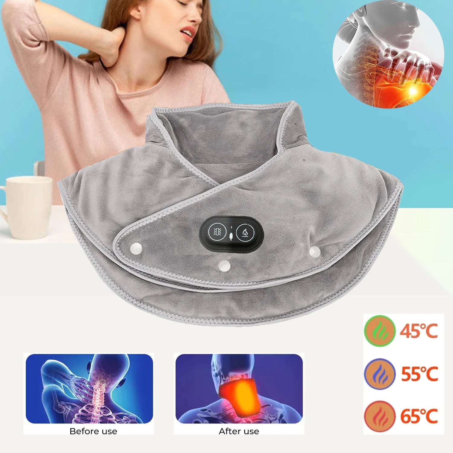 Electric Heating Shoulder Neck Pad - CloudEmpire Trends