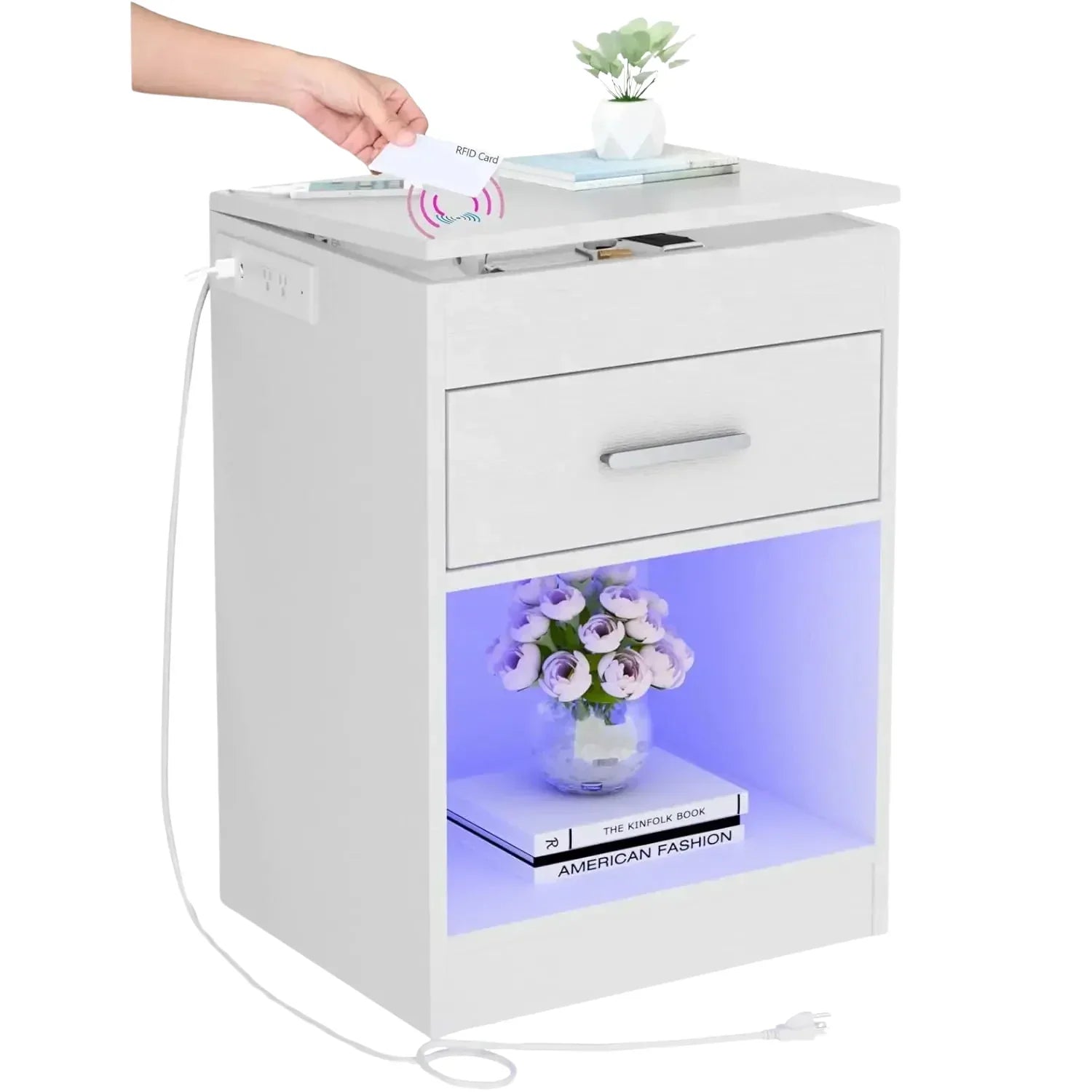 SmartVault RFID Nightstand - CloudEmpire Trends