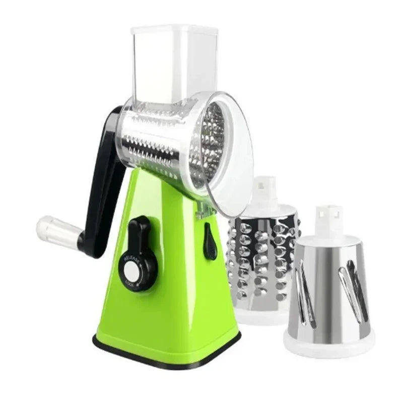 3-in-1 Rotary Cheese Grater & Vegetable Slicer - CloudEmpire Trends