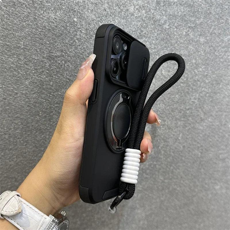 Armor Magnetic Bracket Case for iPhone - CloudEmpire Trends