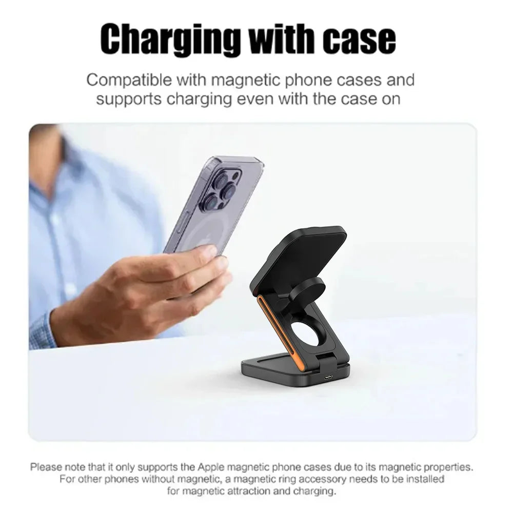 3 in 1 Foldable Charging Station - CloudEmpire Trends